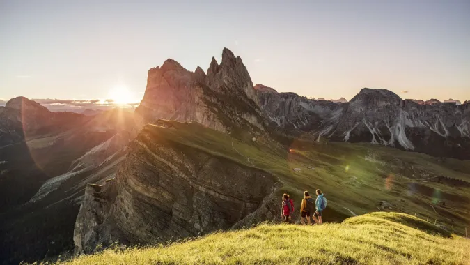 Breathtaking Sunrise Views from Seceda in Val Gardena, Dolomites