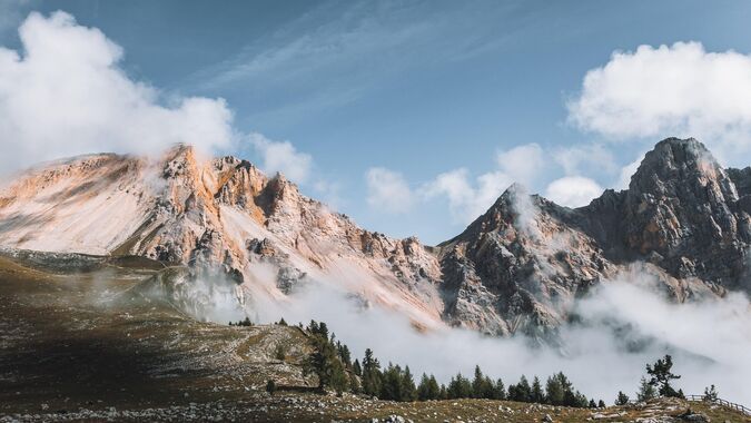 Breathtaking Dolomite Mountain Scenery