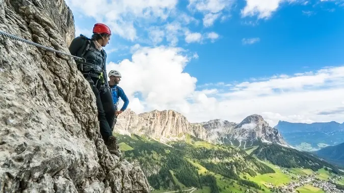 The Ferrata Tridentina of Pisciadù: An Exciting Climb on the North Side of Gruppo Sella