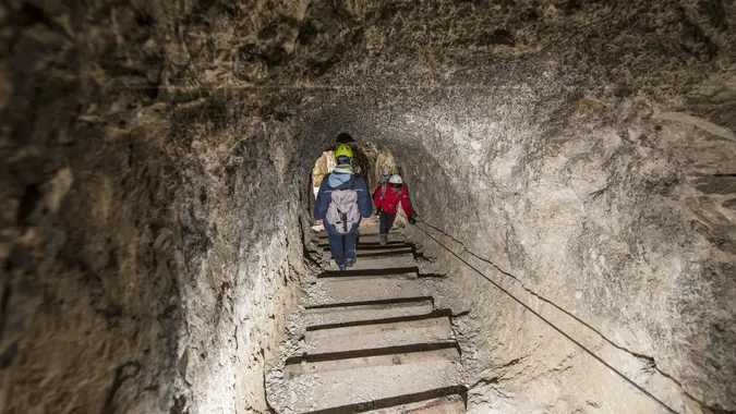 Via Ferrata Tunnel Adventures in the Dolomites Mountains