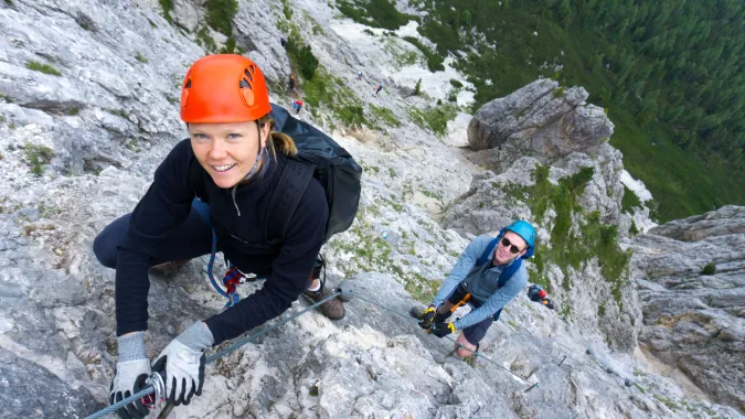 Sfida te stesso sulle vie ferrate delle Dolomiti