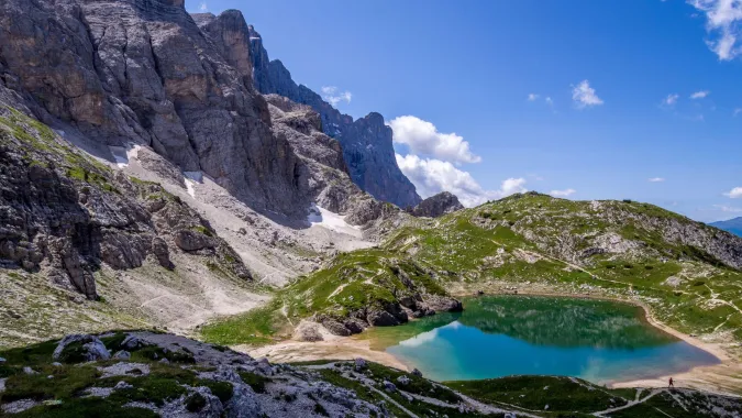 Lake Coldai  - Alta Via 1 of the Dolomites