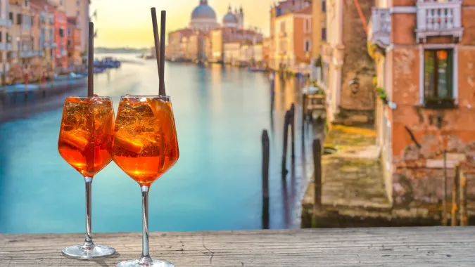 Spritz with a view venice veneto italy