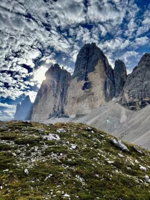 Summer Views of 3 Cime di Lavaredo: Dolomites at Their Best