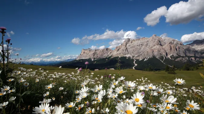 Alta Badia Sas dla Crusc Lavarela Dolomites