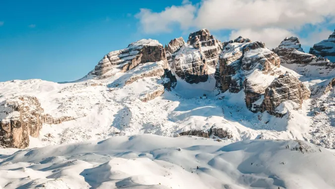 Ski touring in Madonna di Campiglio