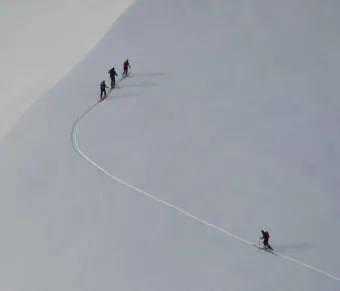 Exploring untouched slopes through backcountry skiing Dolomites