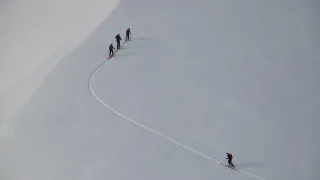 Exploring untouched slopes through backcountry skiing Dolomites