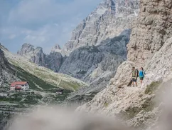 Scenic hike at Tre Cime di Lavaredo, Dolomites