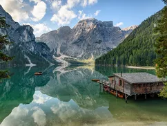 Lake Braies, Dobbiaco, Dolomites, Italy