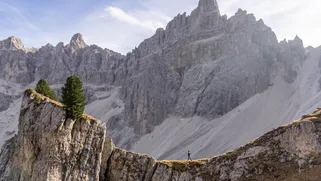 Hiking in the Natural Park of Puez odle Dolomites