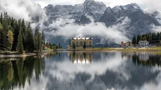 Misurina Lake, Cortina d'Ampezzo, Veneto, Dolomites