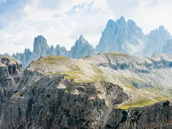 Cadini di Misurina, view point from Auronzo hut, Cortina, Dolomites, Italy