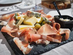 Italian Apertivo with speck ham