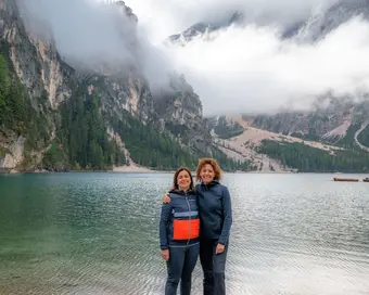 Simona and Manuela from InfoDolomites