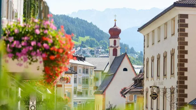 Church of Ortisei in Val Gardena