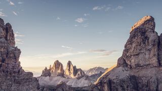 The Tre Cime di Lavaredo, an icon of the Dolomites