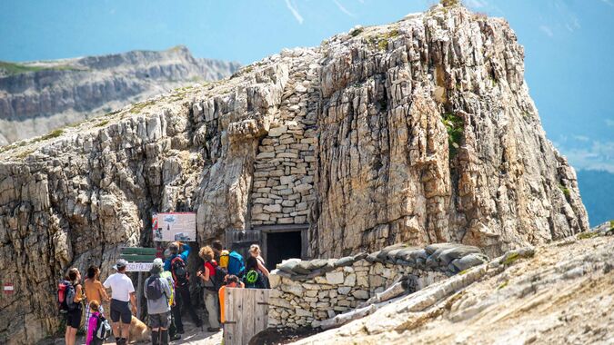 Gallerie della Grande Guerra nelle Dolomiti