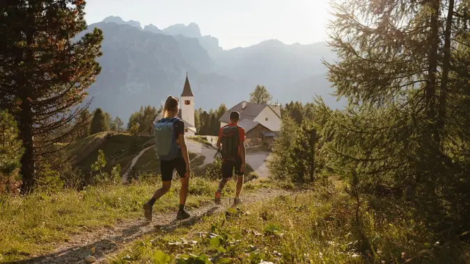 Trekking al santuario Santa Croce a Badia in Alta Badia