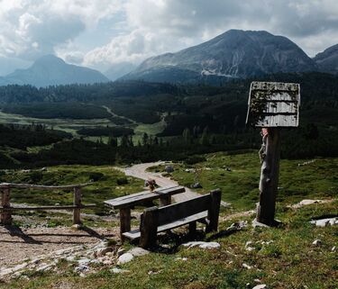 The Senes plateau in the Fanes-Senes-Braies Natural Park