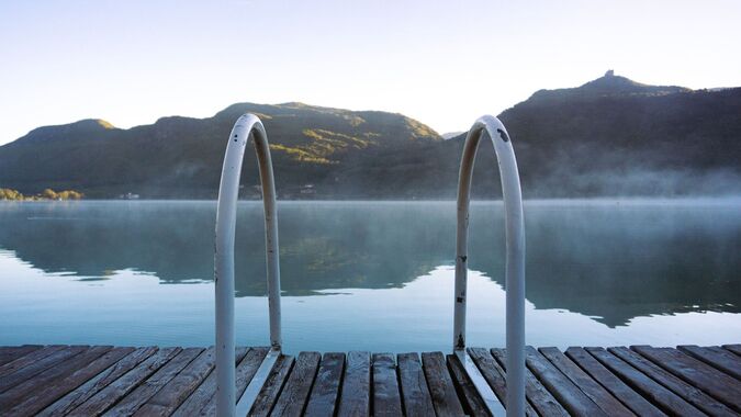 Le tranquille acque del lago di Caldaro