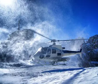 Heliskiing in the Dolomites