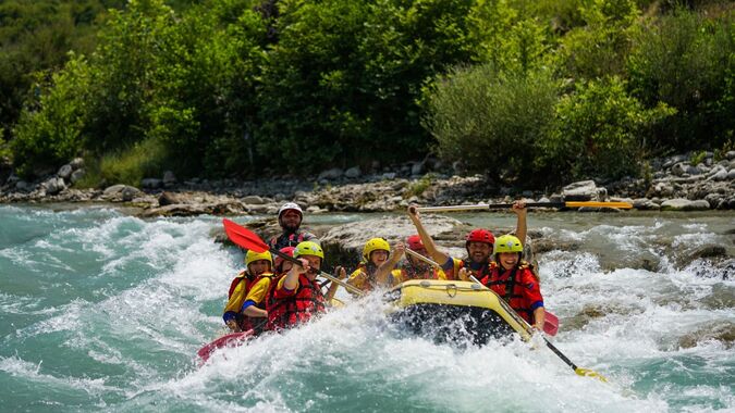 Rafting lungo i piumi dell'Alto Adige