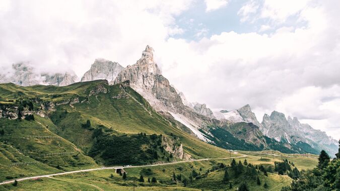 Passo Giau con la Ra Gusela