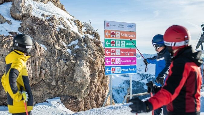 The Sellaronda, on skis around the Sella group