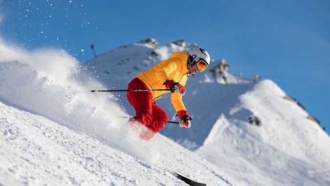 Ski safari in the Dolomites