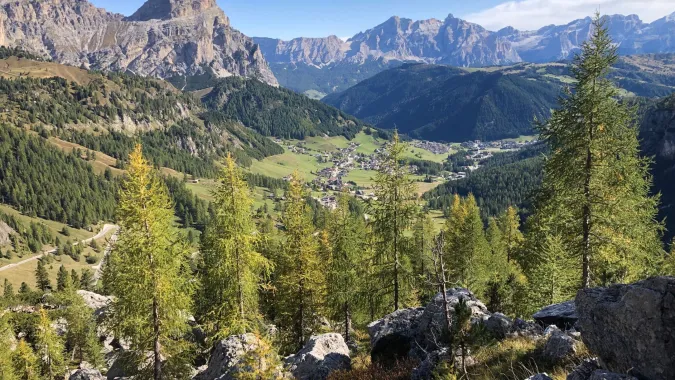 Panoramica sull'Alta Badia