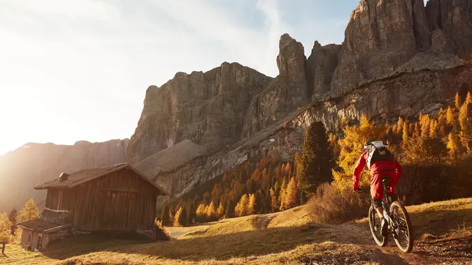 DAY1 Mountain biking on the Dolomite passes