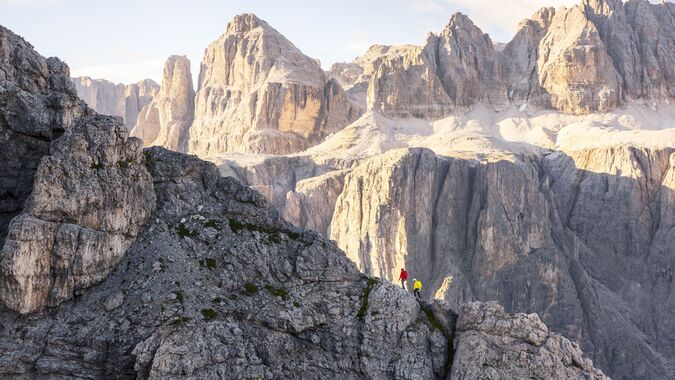 Scalata sulla cima Cir nel parco Puez-Odle