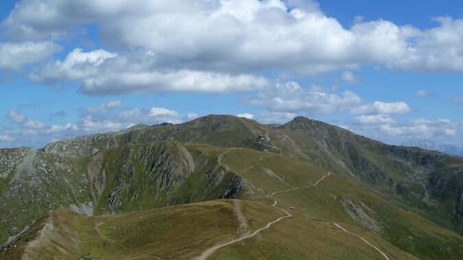 View of Monte Elmo in Val Pusteria