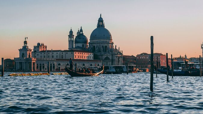 The lagoon city of Venice