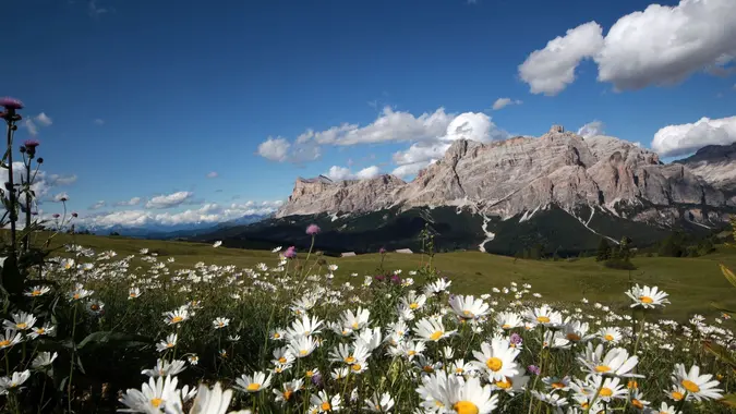 Fantastic landscapes for photography in the Dolomites