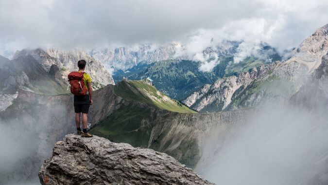 Viste mozzafiato sulle cime delle Dolomiti