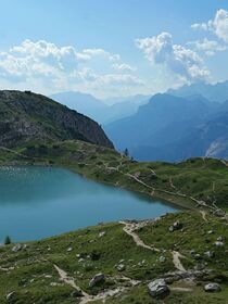 The Stunning Lakes at the Base of Mount Civetta