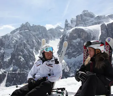 Alta Badia with the Val Mezdì in the Sella group