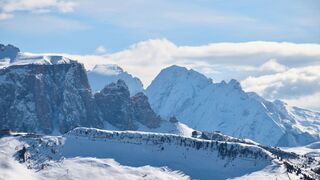 Ski slopes in the Dolomiti Superski area