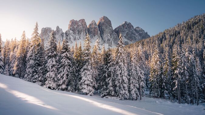 Fairy-tale landscapes in the Dolomiti Superski area