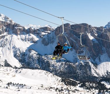 Ski lift on the Sellaronda